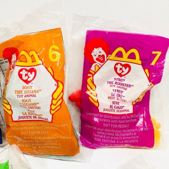 Vintage NIP McDonalds Ty Beanie Babies 1999 - Lot of 7 - Picture 3 of 8